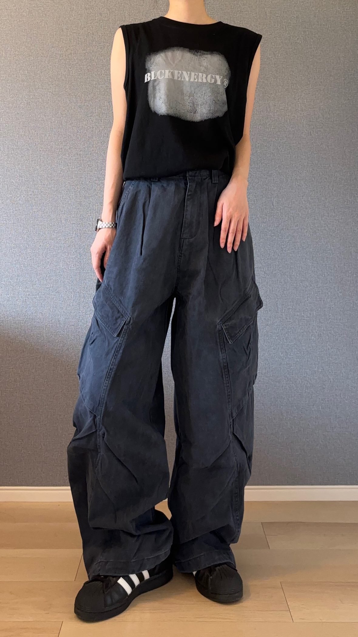 ハイウエストカーゴパンツ s0814m-8