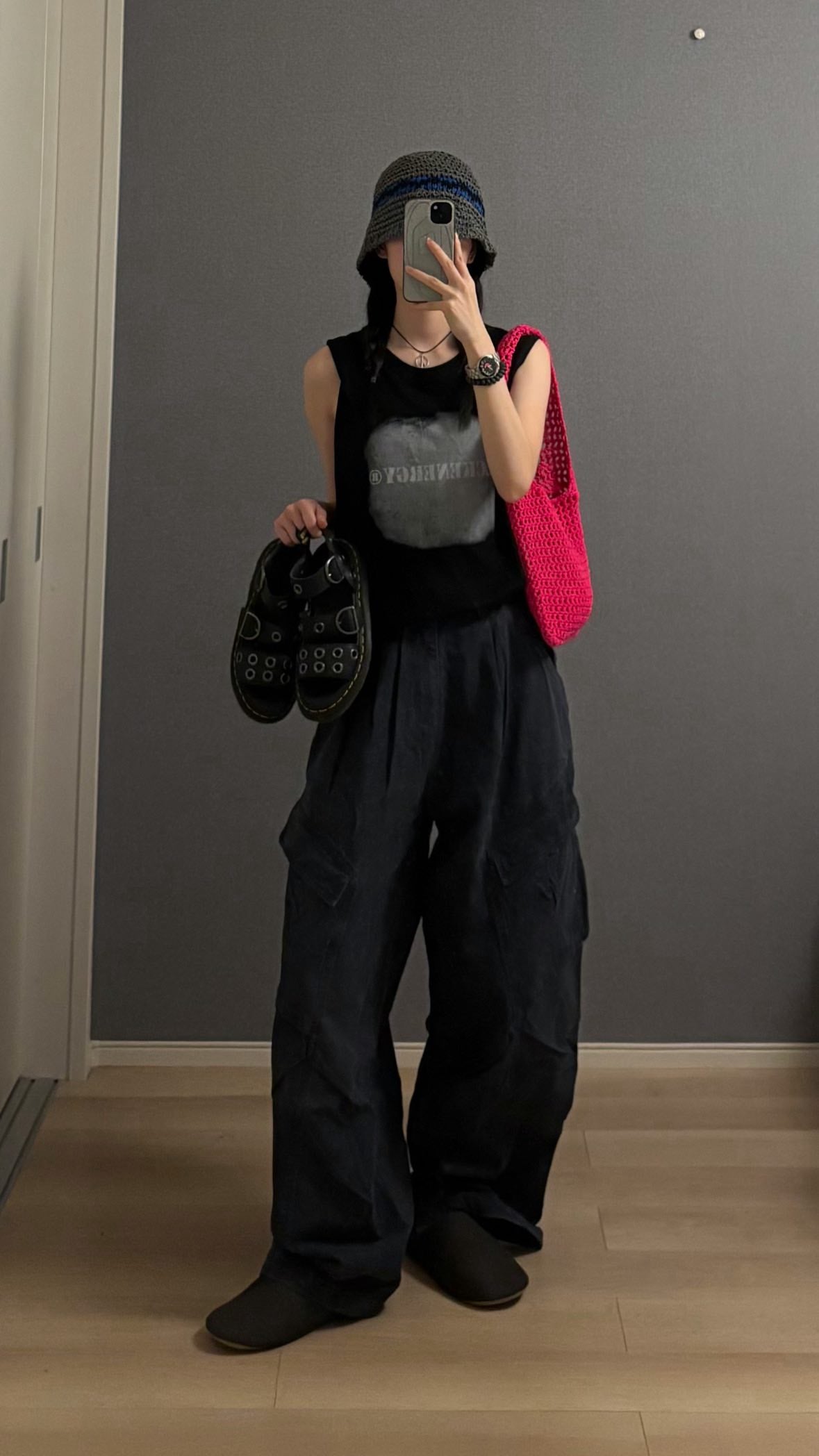 ハイウエストカーゴパンツ s0814m-8