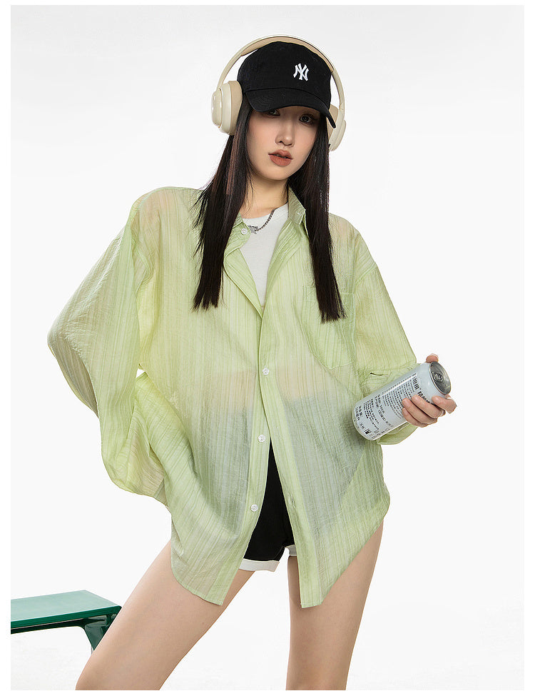 カジュアルシアーシャツ N560