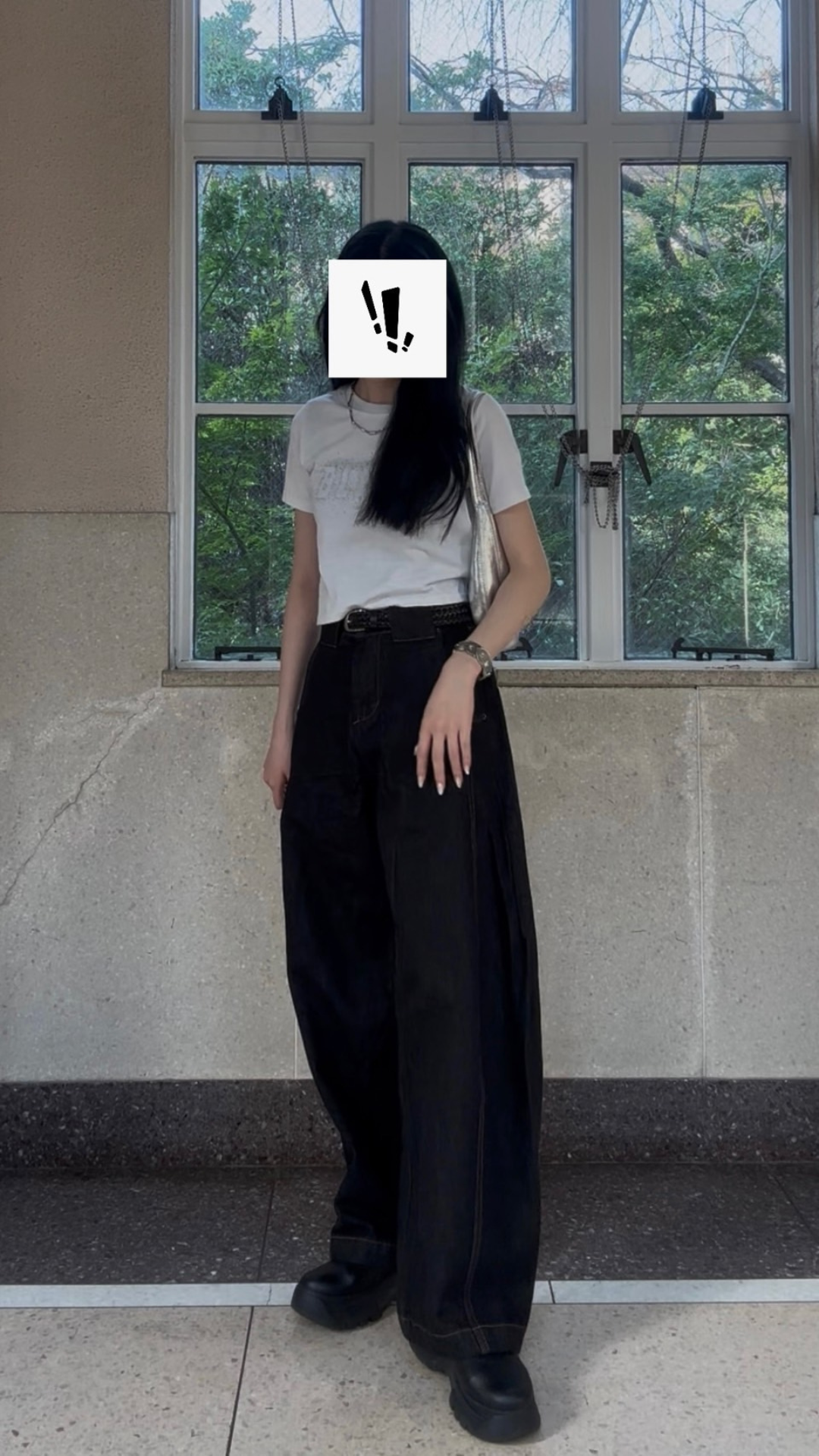 リジッドブラック・ワイドカーブデニム UI-001