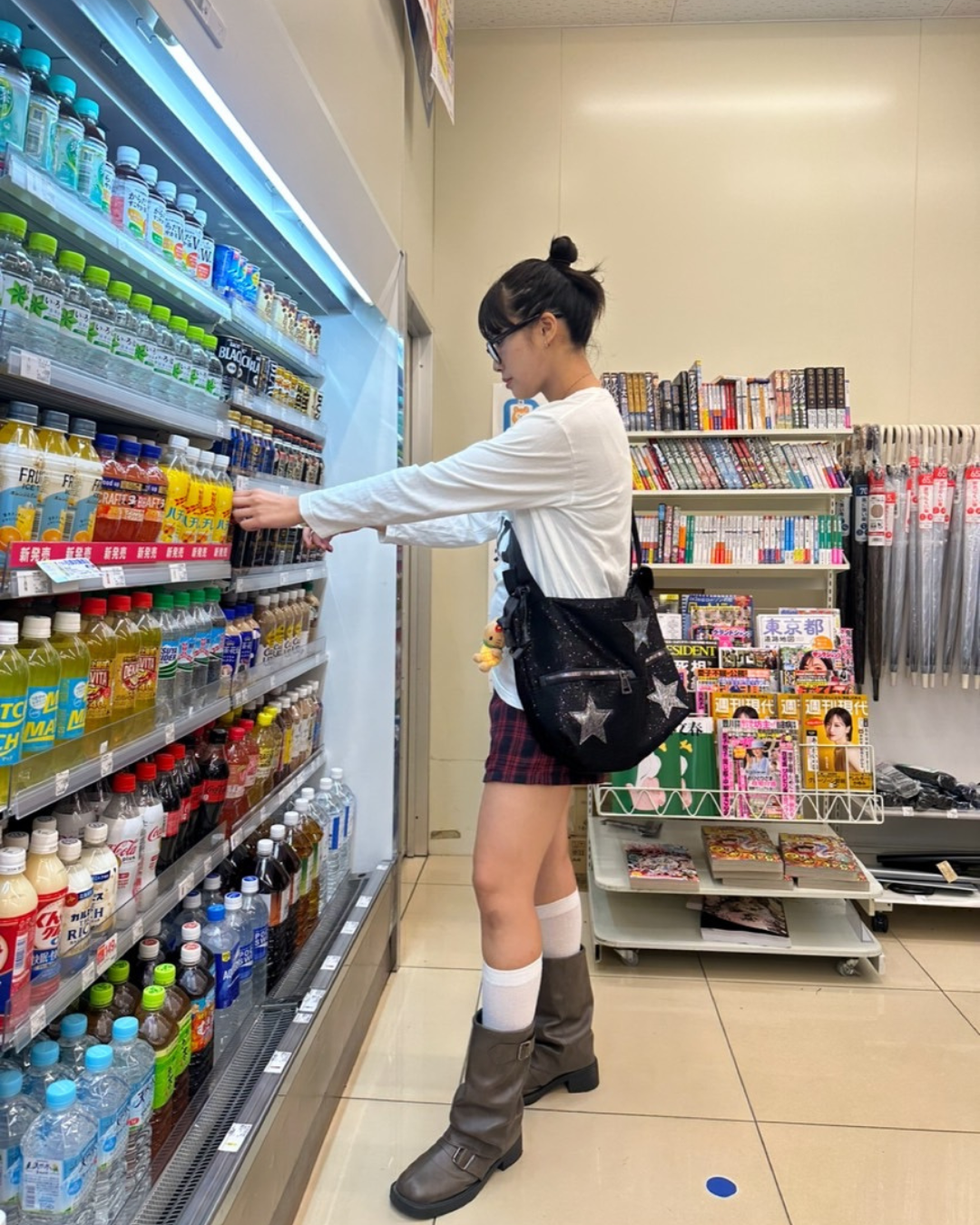 グリッタースター・マルチジップショルダーバッグ HY-002