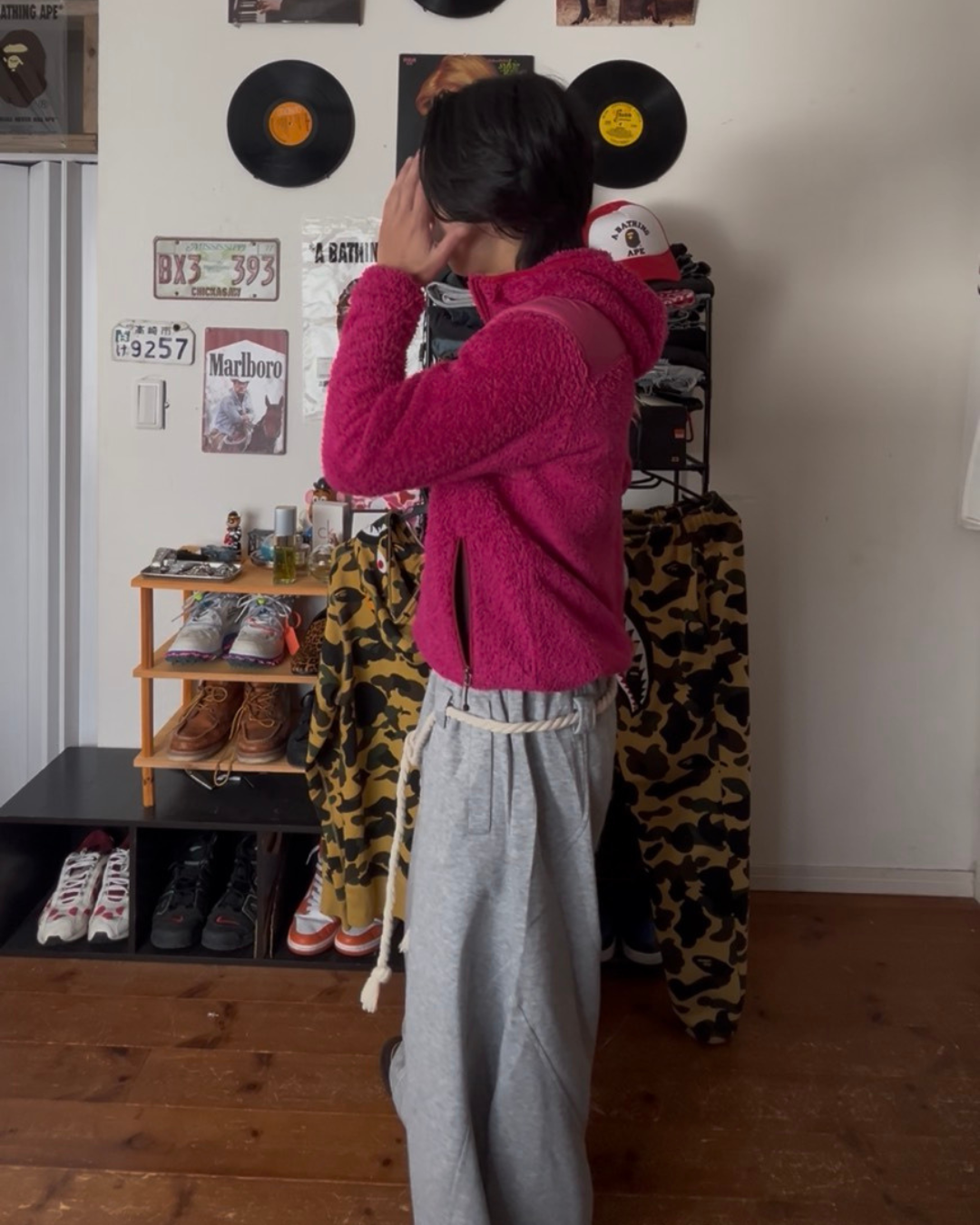 ロープウエストスウェットパンツ MHI-002