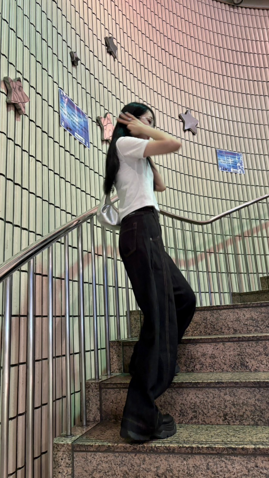 リジッドブラック・ワイドカーブデニム UI-001