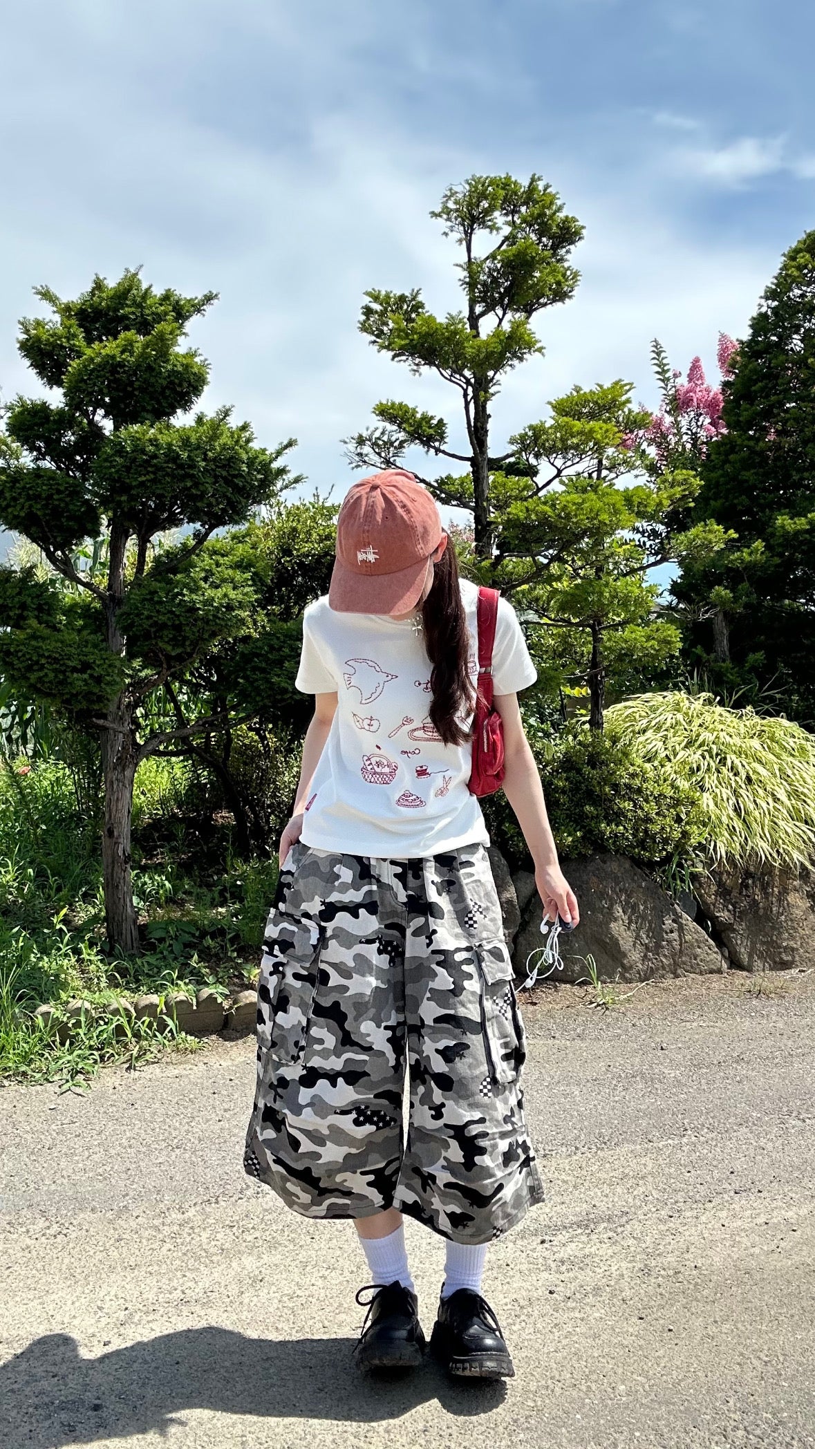 迷彩ワークハーフショーツ MIF003