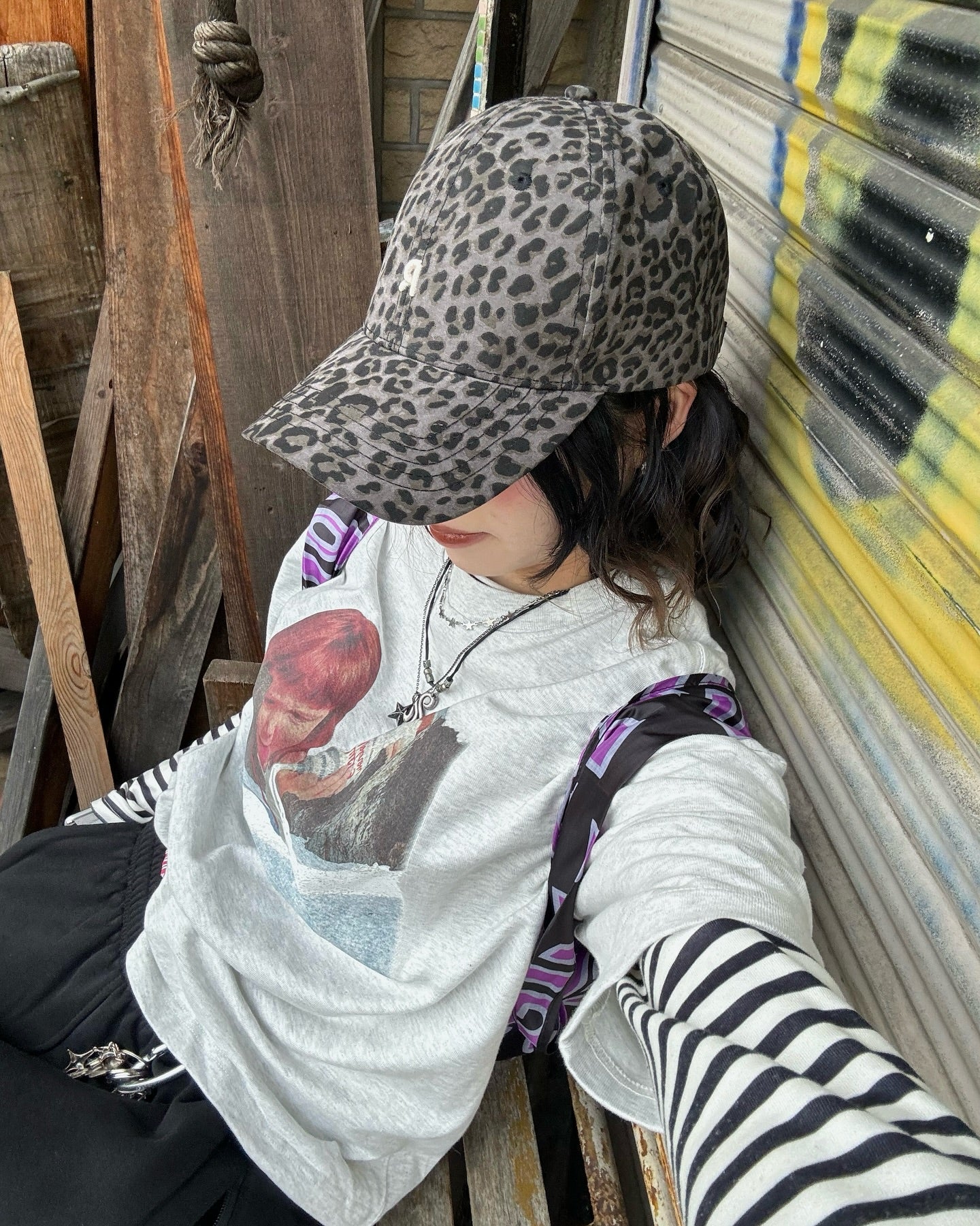 【NoKnow original】新作 アメリカンレトロ フォトプリントTシャツ