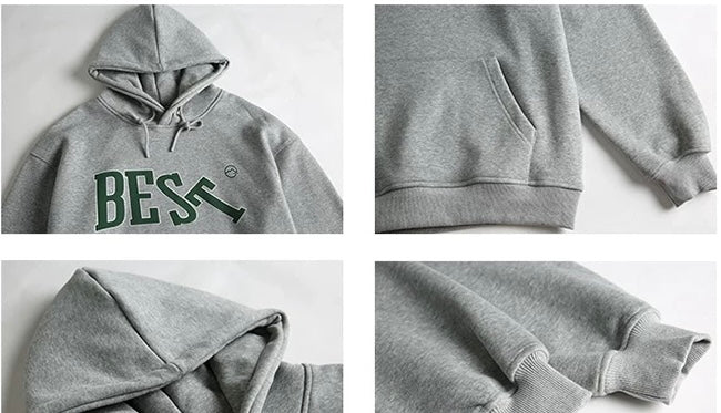 厚手レタープリントパーカー N177