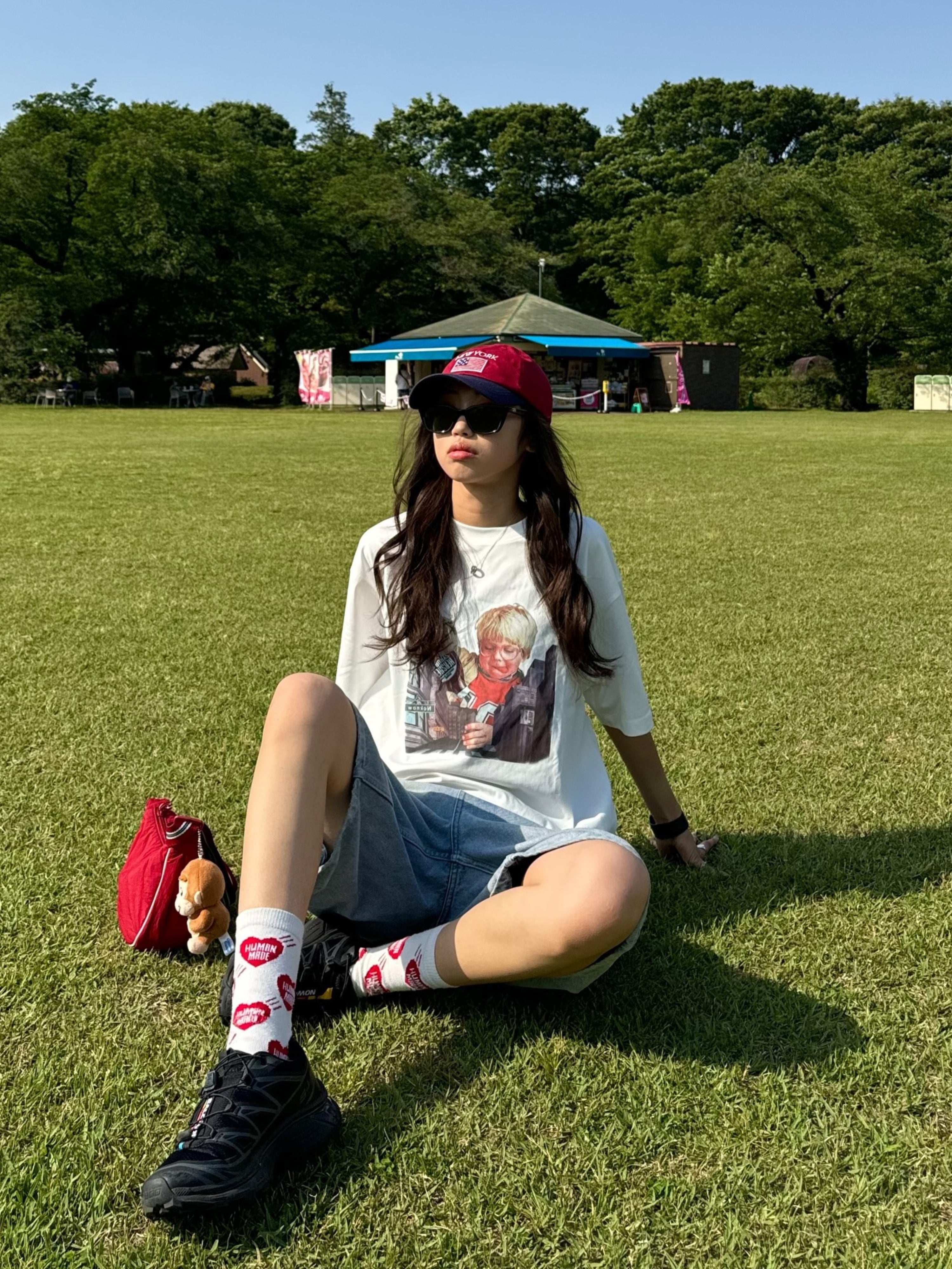 【NoKnow original】新作 アメリカンレトロ フォトプリントTシャツ