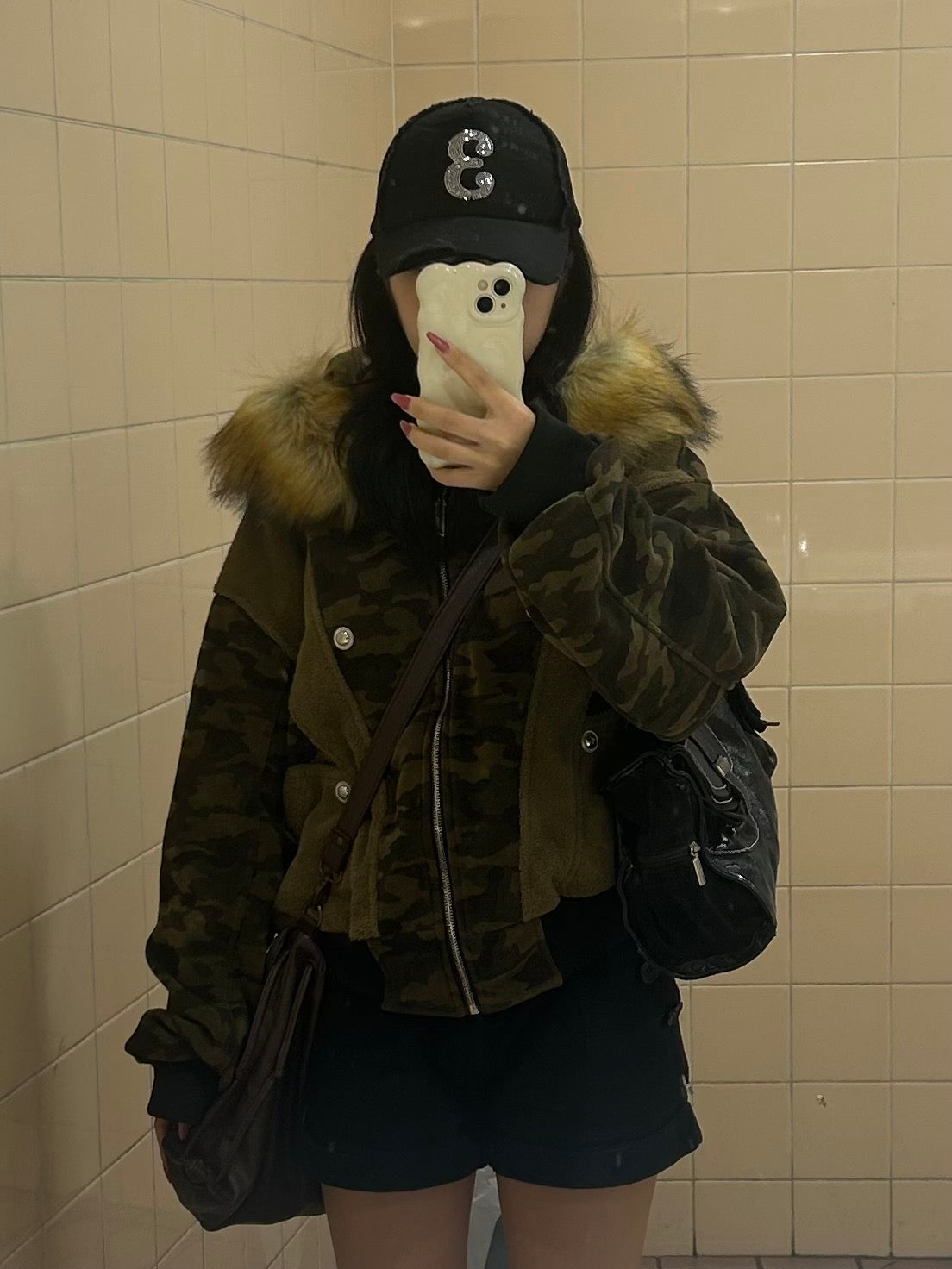 カモフラージュファー付きブルゾン MI-15