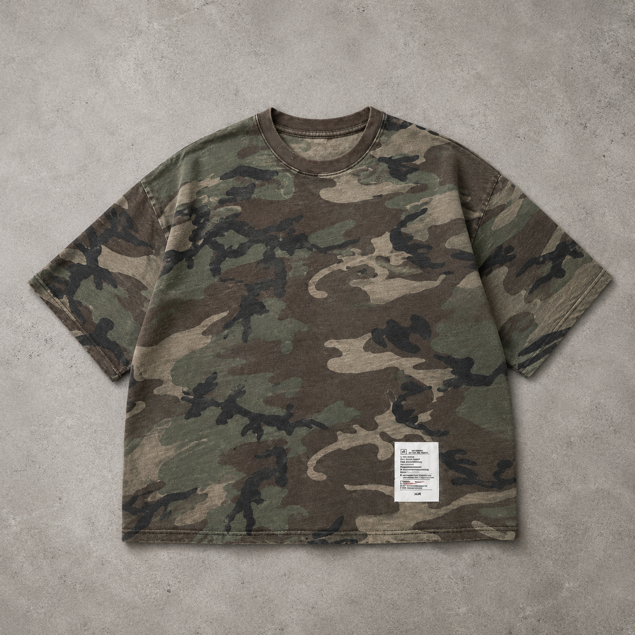 カモフラージュ半袖Tシャツ
選べる2シルエット SE-001