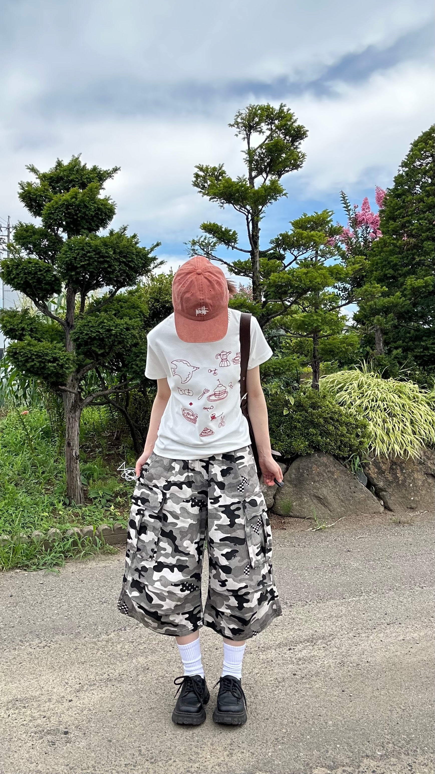 迷彩ワークハーフショーツ MIF003