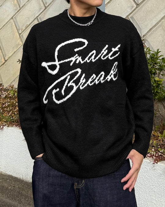 ゴシックレタリングルーズニット KO-007