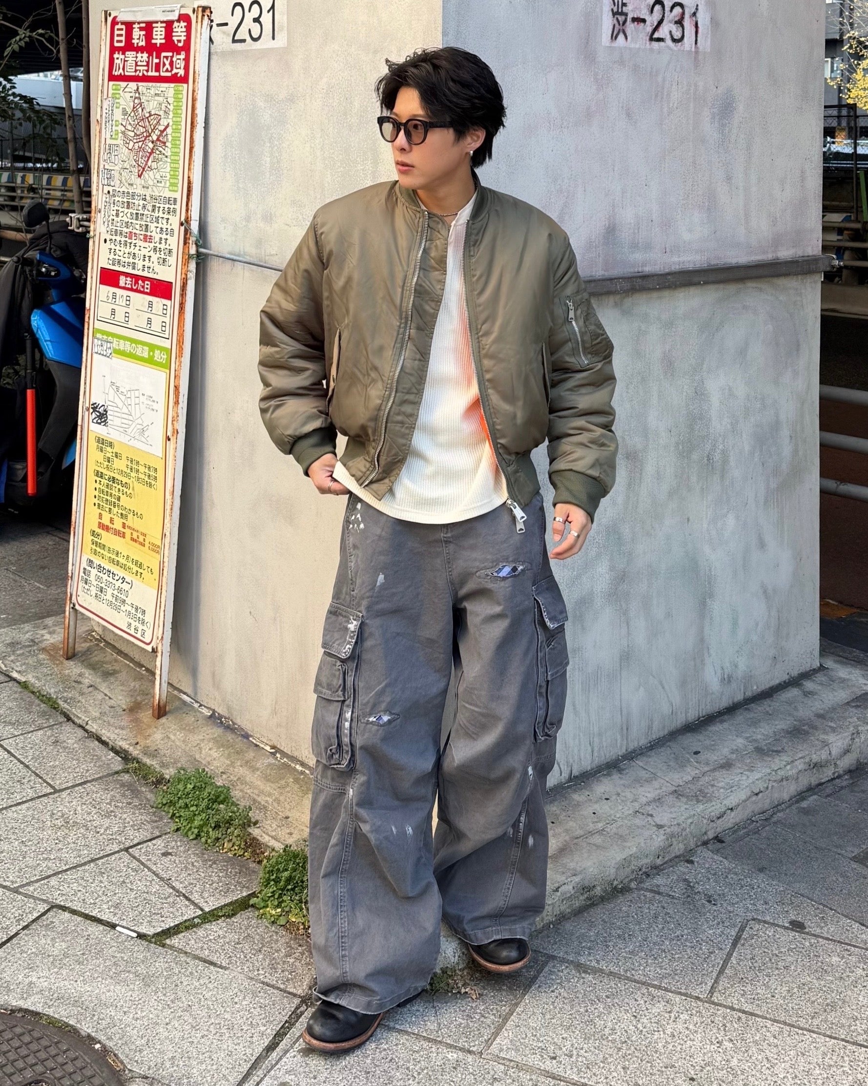 ヴィンテージミリタリーMA-1ボンバージャケット KO-004