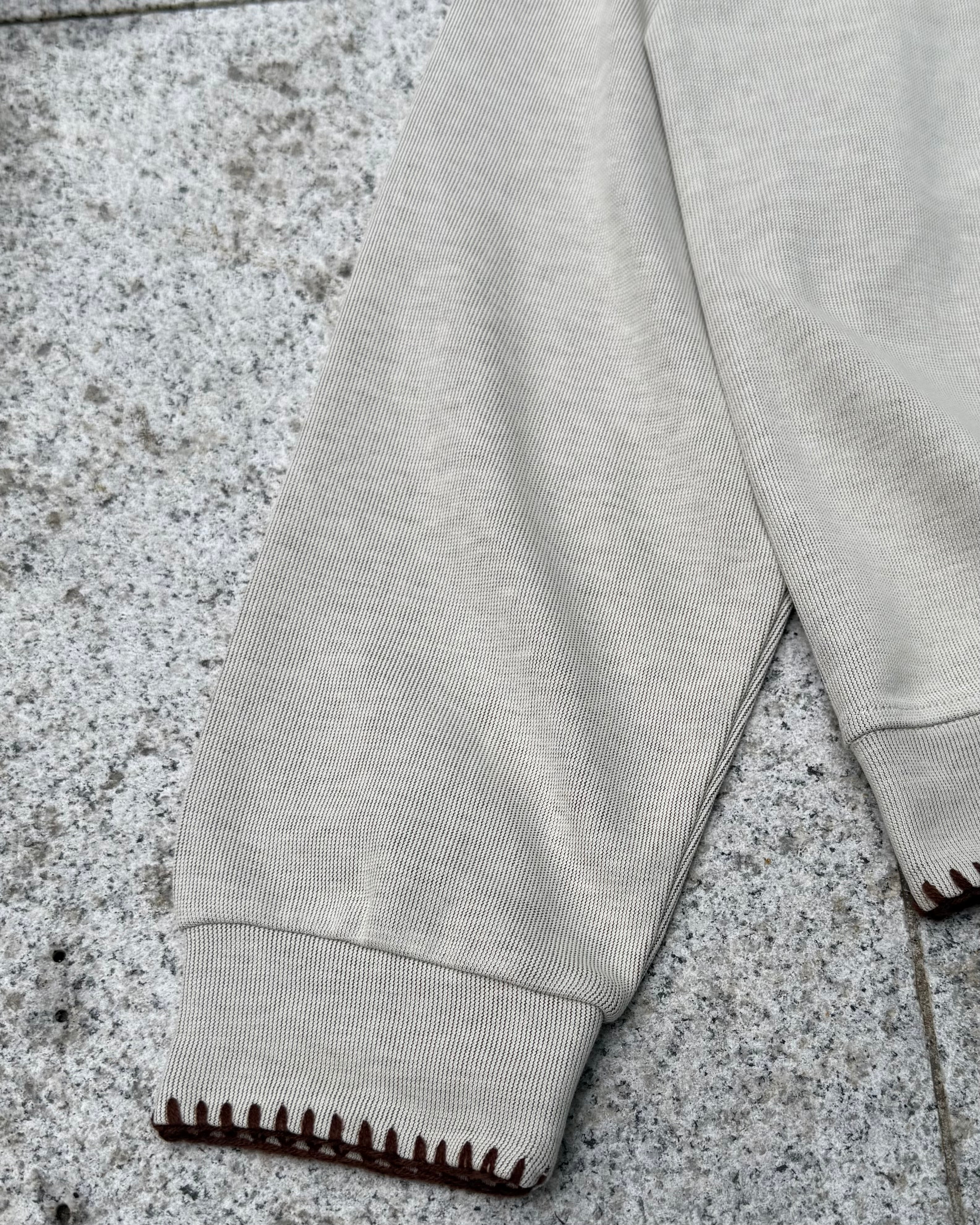 配色ステッチヘンリーネックサーマルトップス KO-001