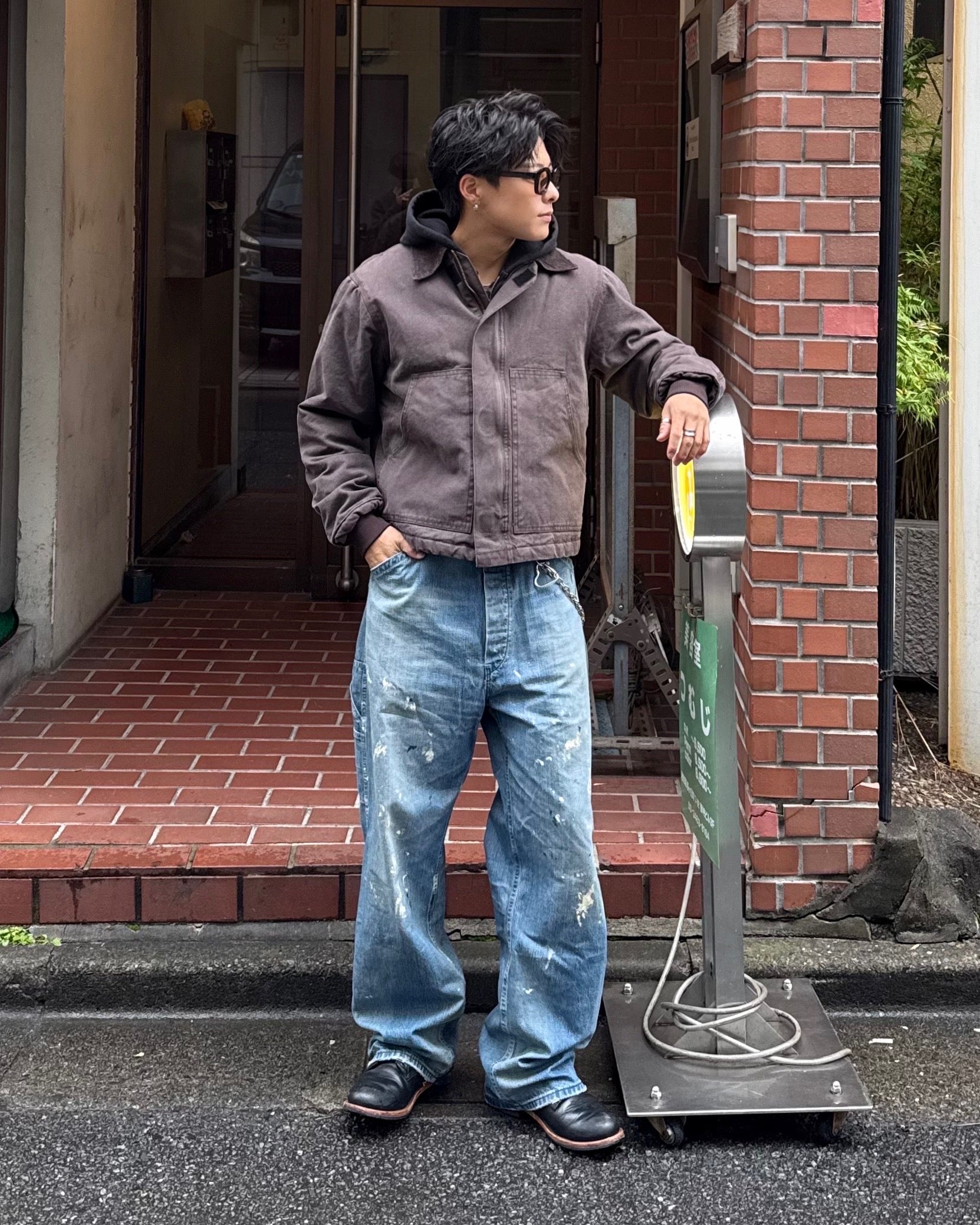 ヴィンテージウォッシュデトロイトワークジャケット KO-002