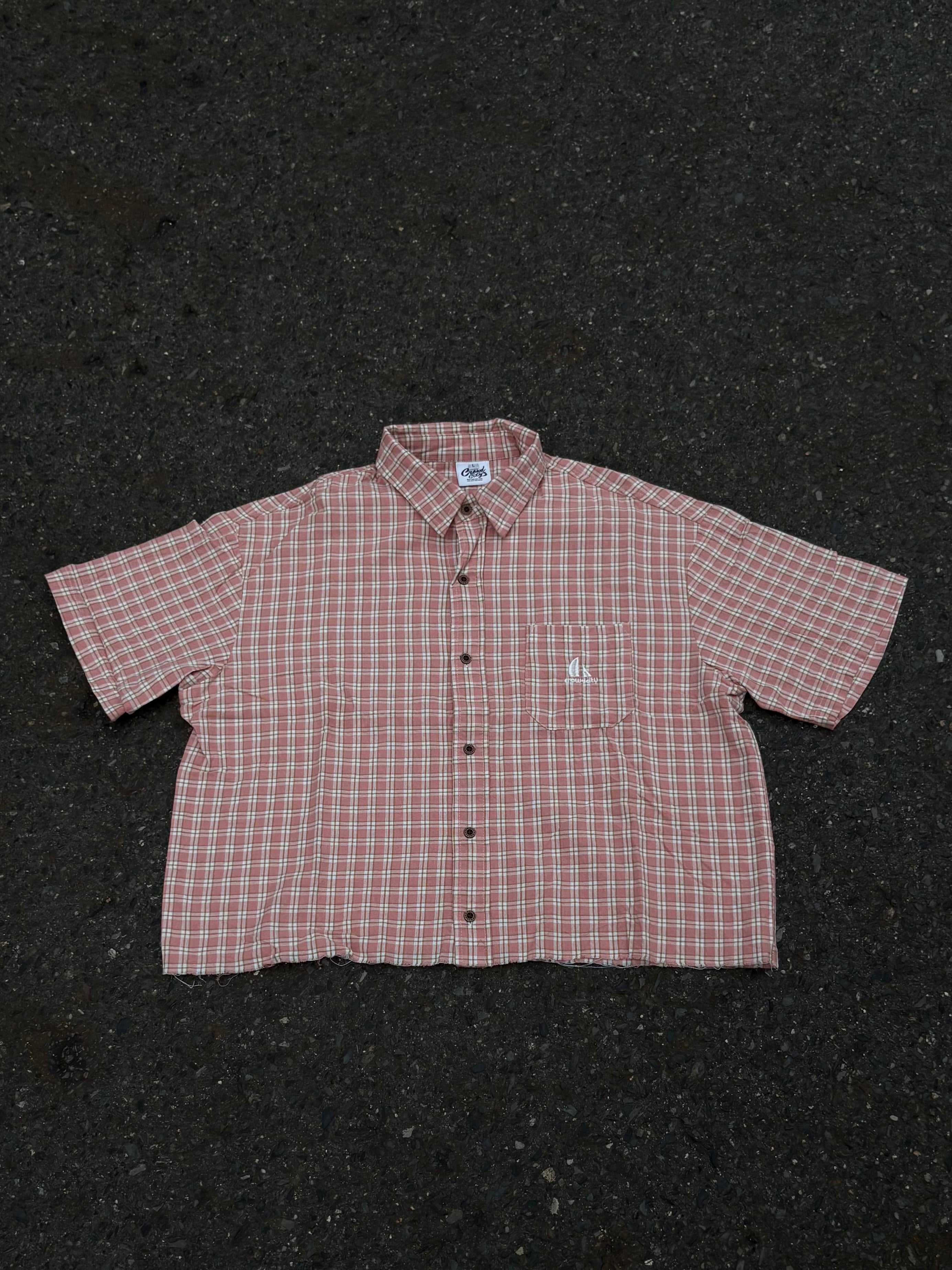 ショート丈チェックシャツ  HR001