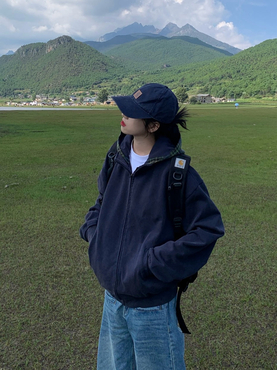 レトロウォッシュフーディ N101