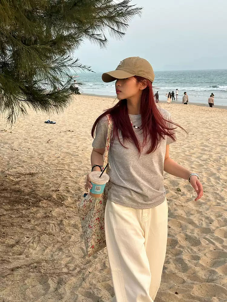 ラウドネック半袖Tシャツ N378