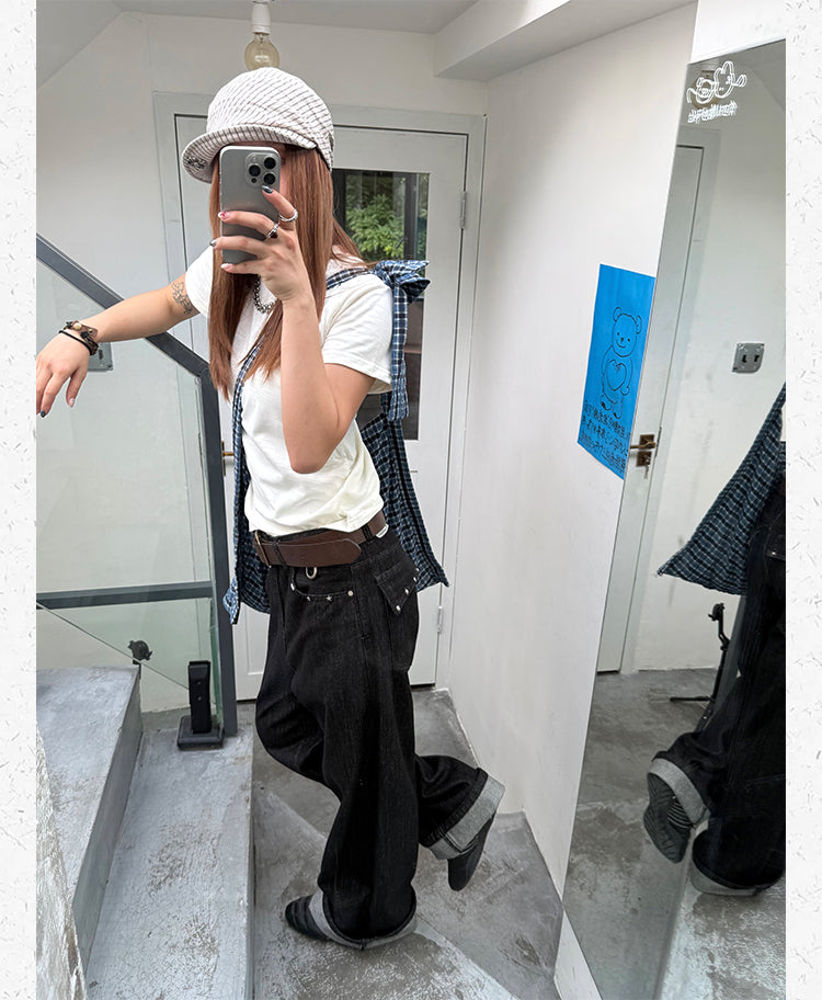 ヴィンテージストレートジーンズ N525