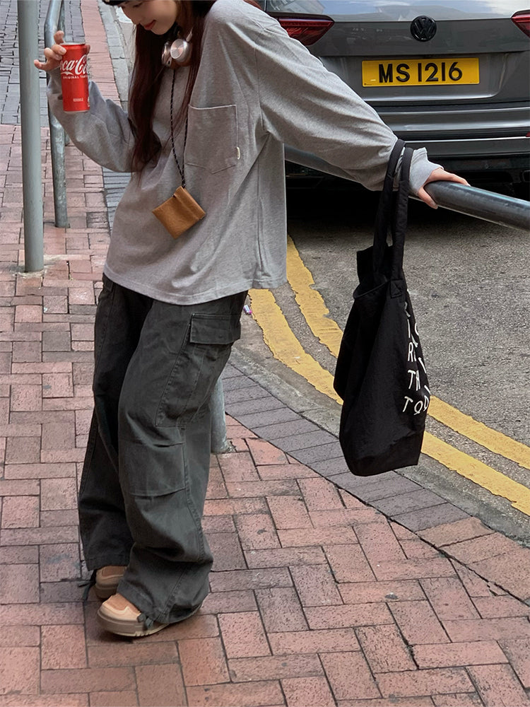 ウォッシュ加工カーゴパンツ N411