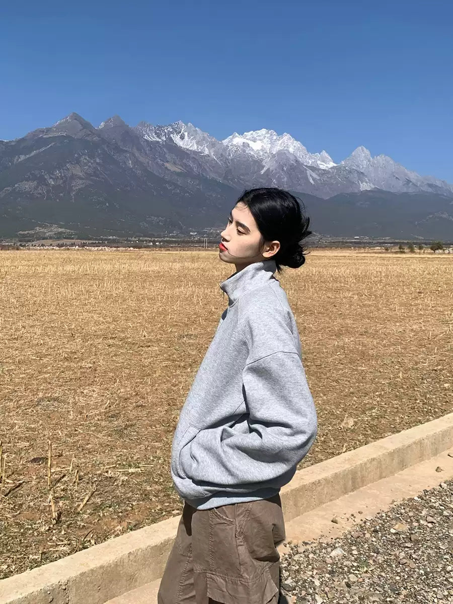 スタンドカラースェットジャケット N365