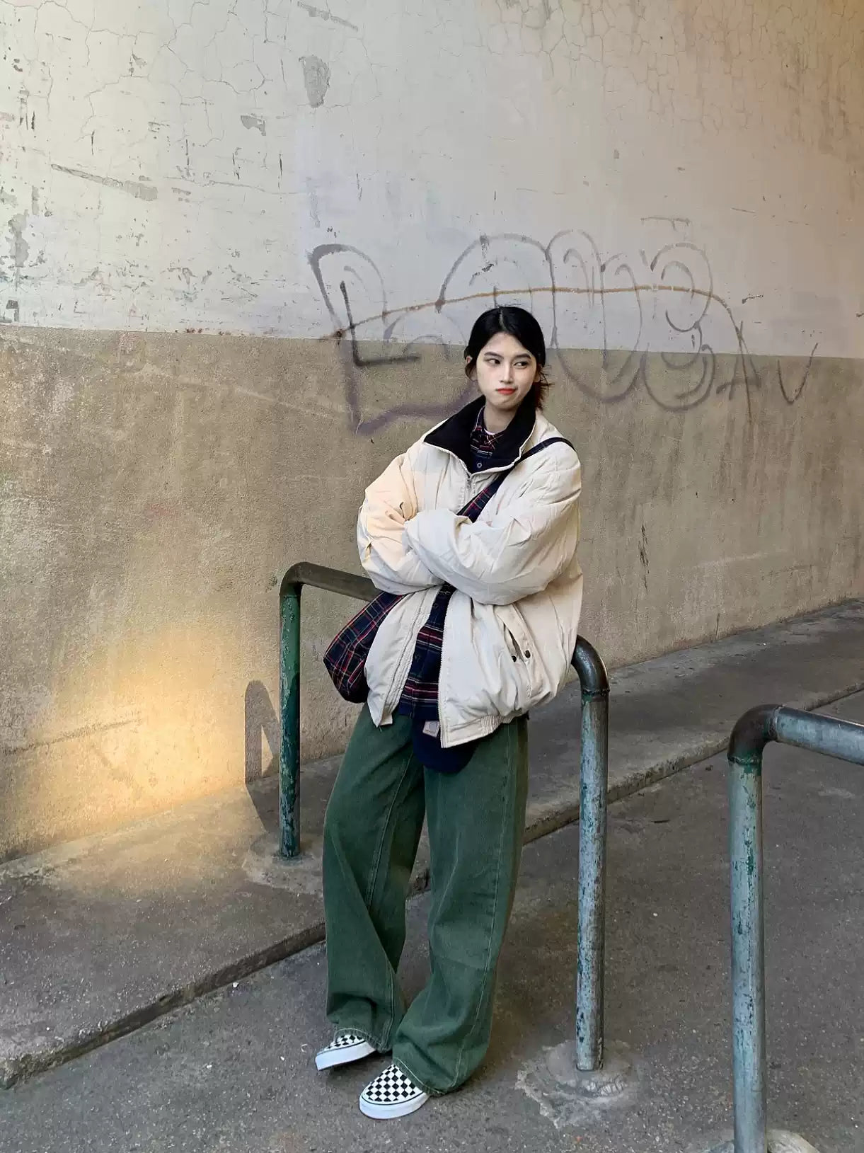 スタンドカラー厚手裏地フリースジャケット N327