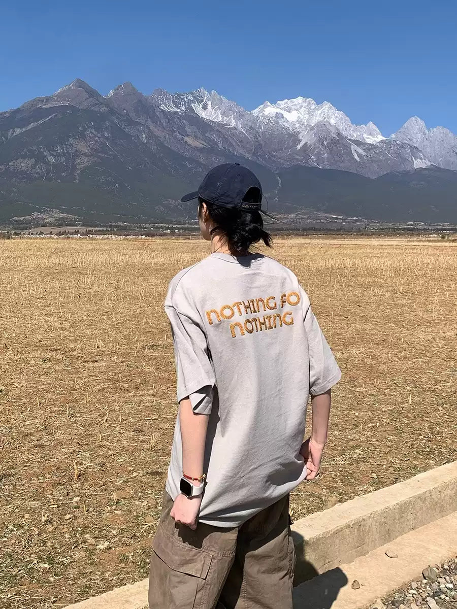 バックロゴ半袖Tシャツ N407