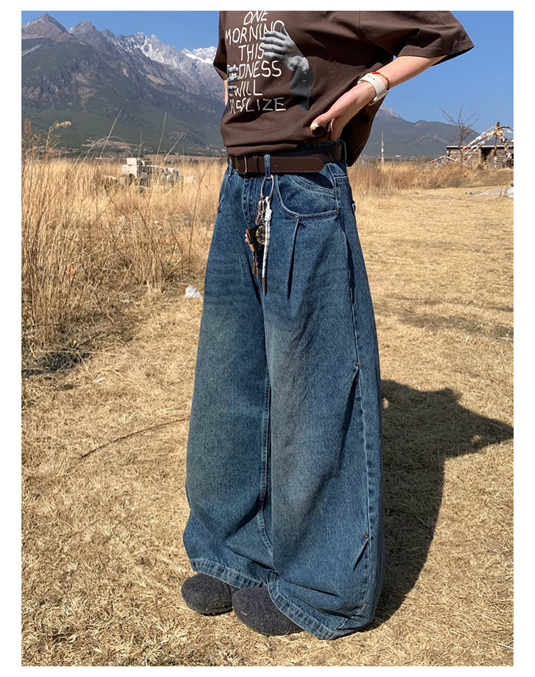 カジュアルワイドデニムパンツ N397