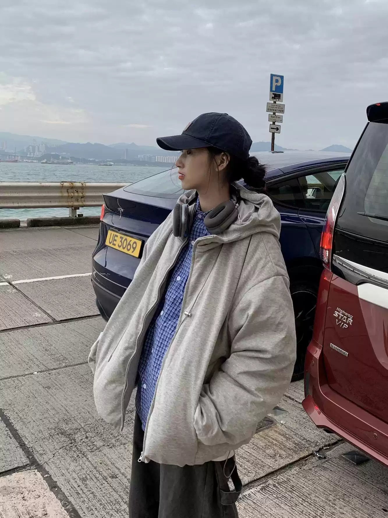 フード付きダウンジャケット N282