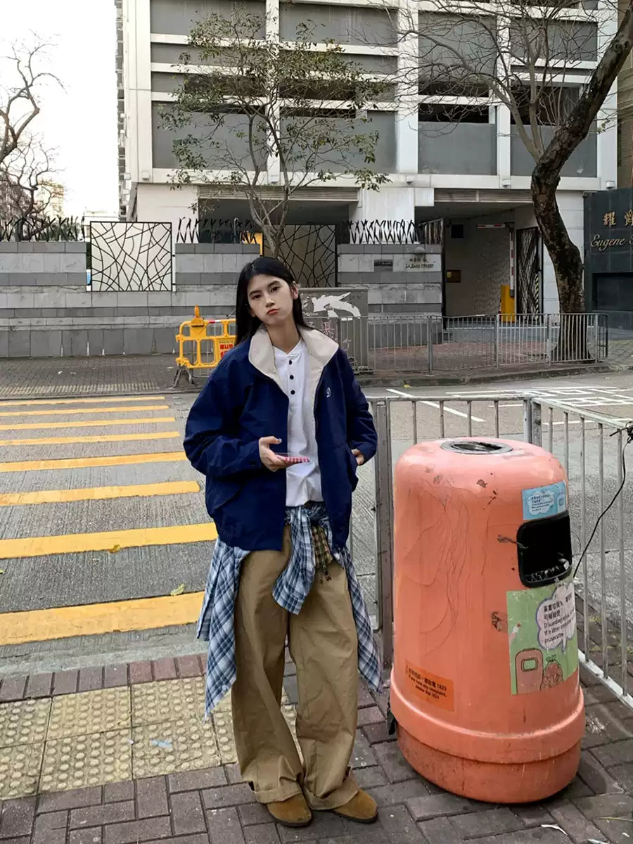 スタンドカラーカーゴジャケット N362