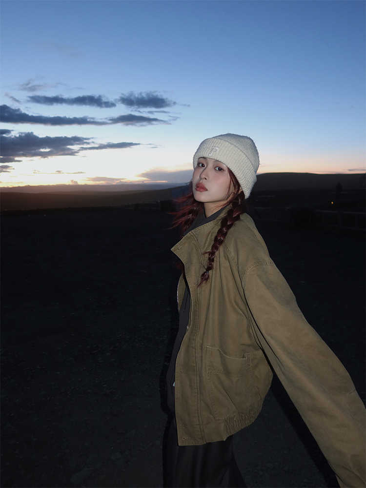 スタンドカラーデニムジャケット N158