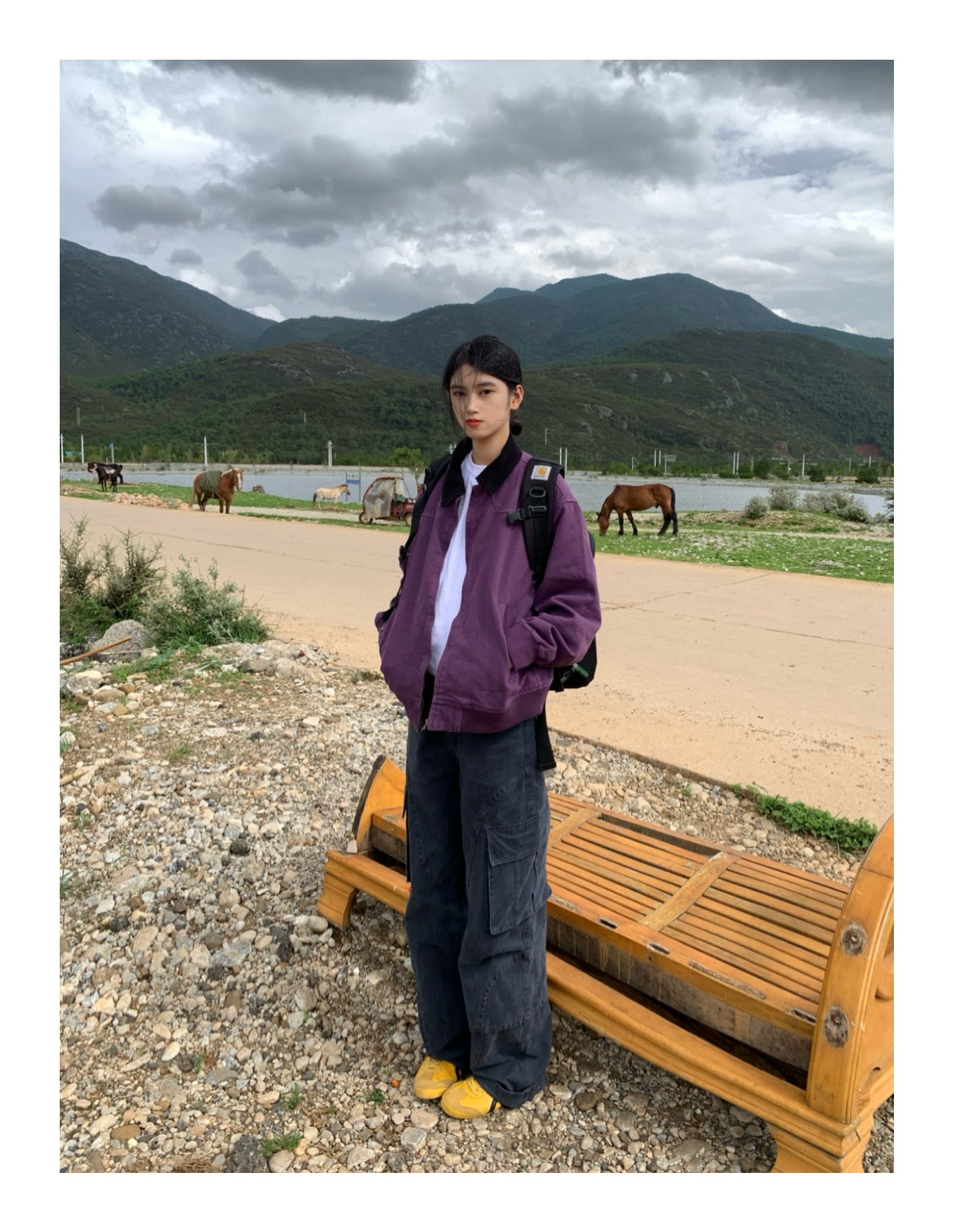 ウォッシュドワークジャケット N107