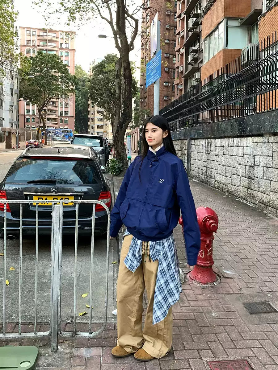 スタンドカラーカーゴジャケット N362