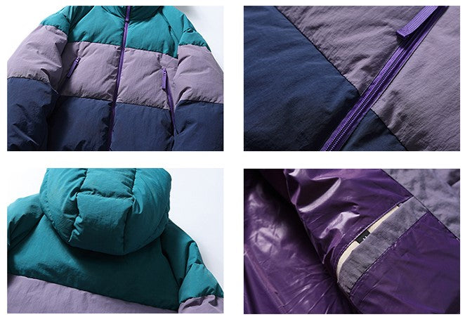 コントラストカラーダウンジャケット N279