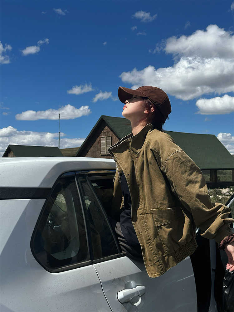 スタンドカラーデニムジャケット N158