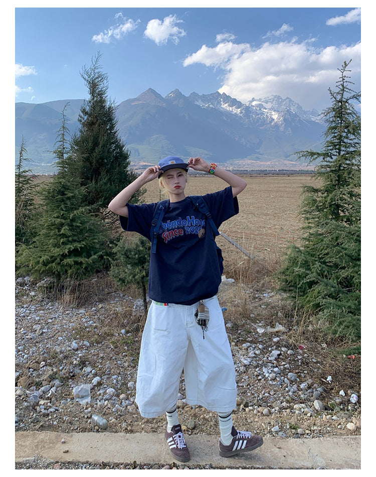 プリント半袖Tシャツ N402