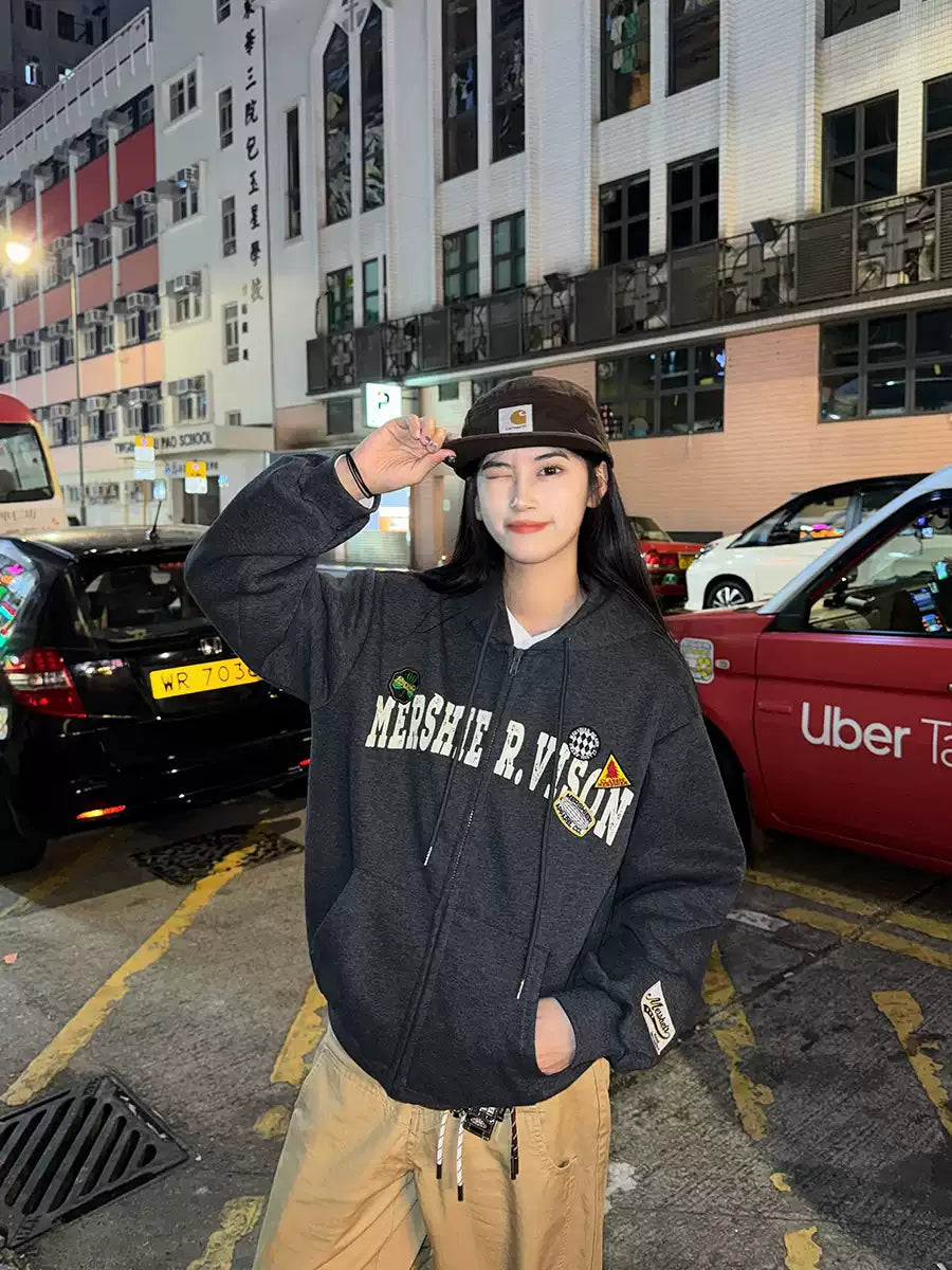 アメリカンロゴパーカー N342