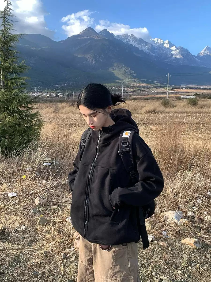 フード付きスウェットシャツ N351