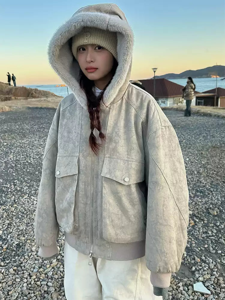 マーブルパーカージャケット N294