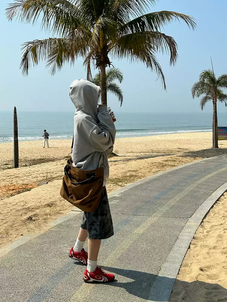 ダメージスウェットパーカー N385