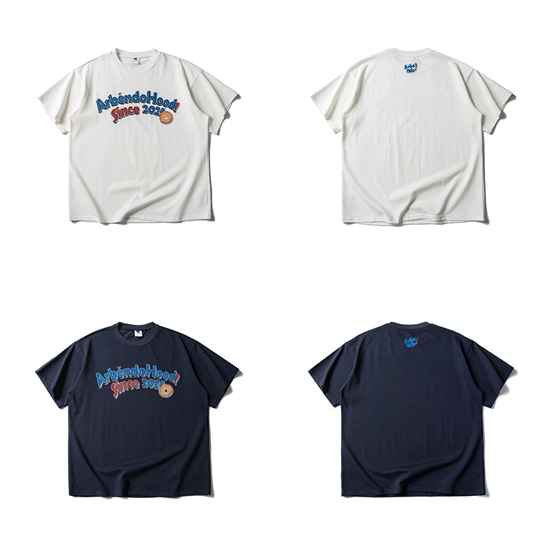 プリント半袖Tシャツ N402