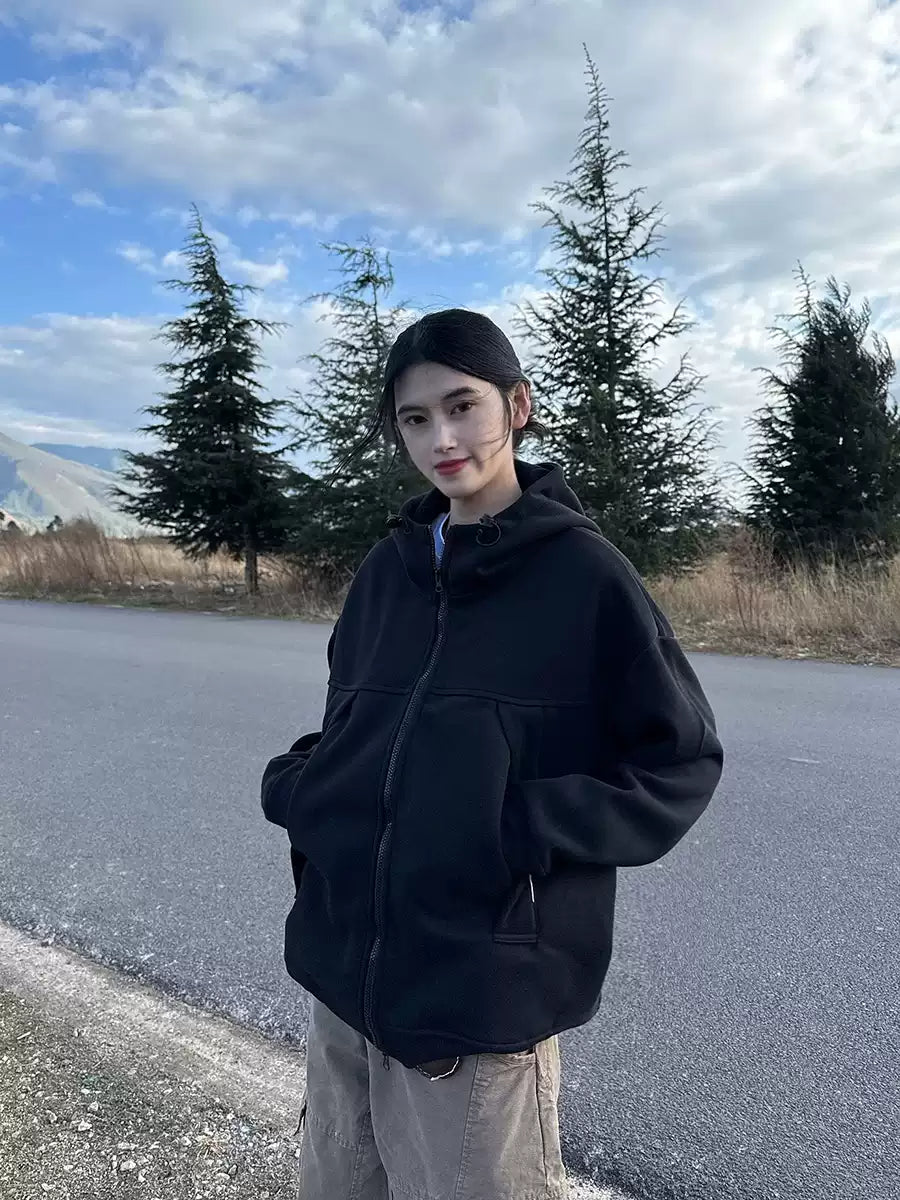 フード付きスウェットシャツ N351