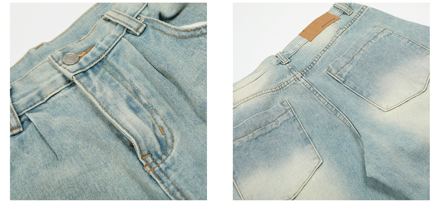 ウォッシュデニムパンツ N589