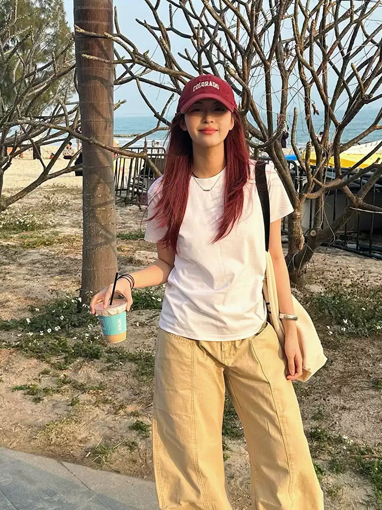 ラウドネック半袖Tシャツ N378