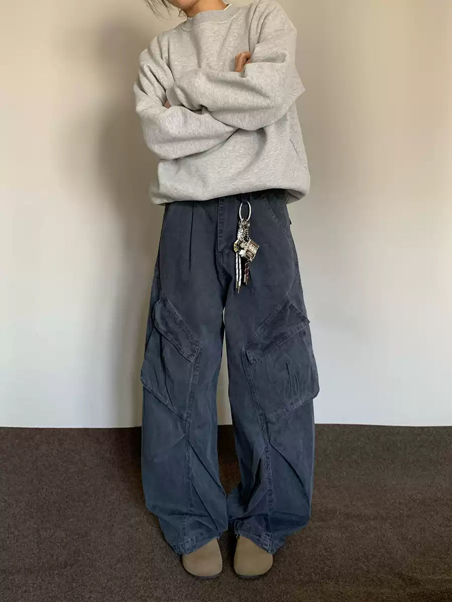 【累計販売600本突破!!】ワイドカーゴパンツ N344