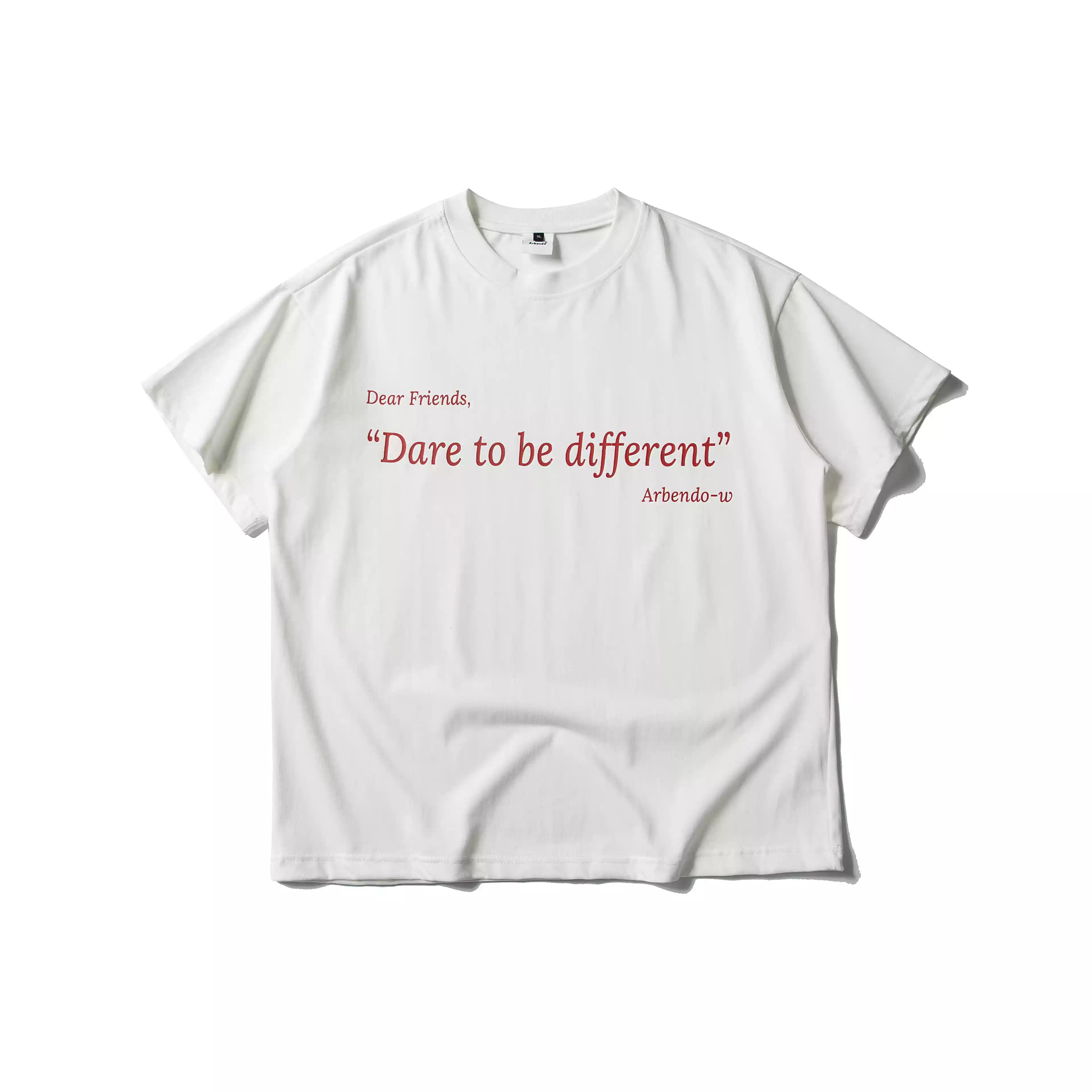 レタープリント半袖ルーズTシャツ N390