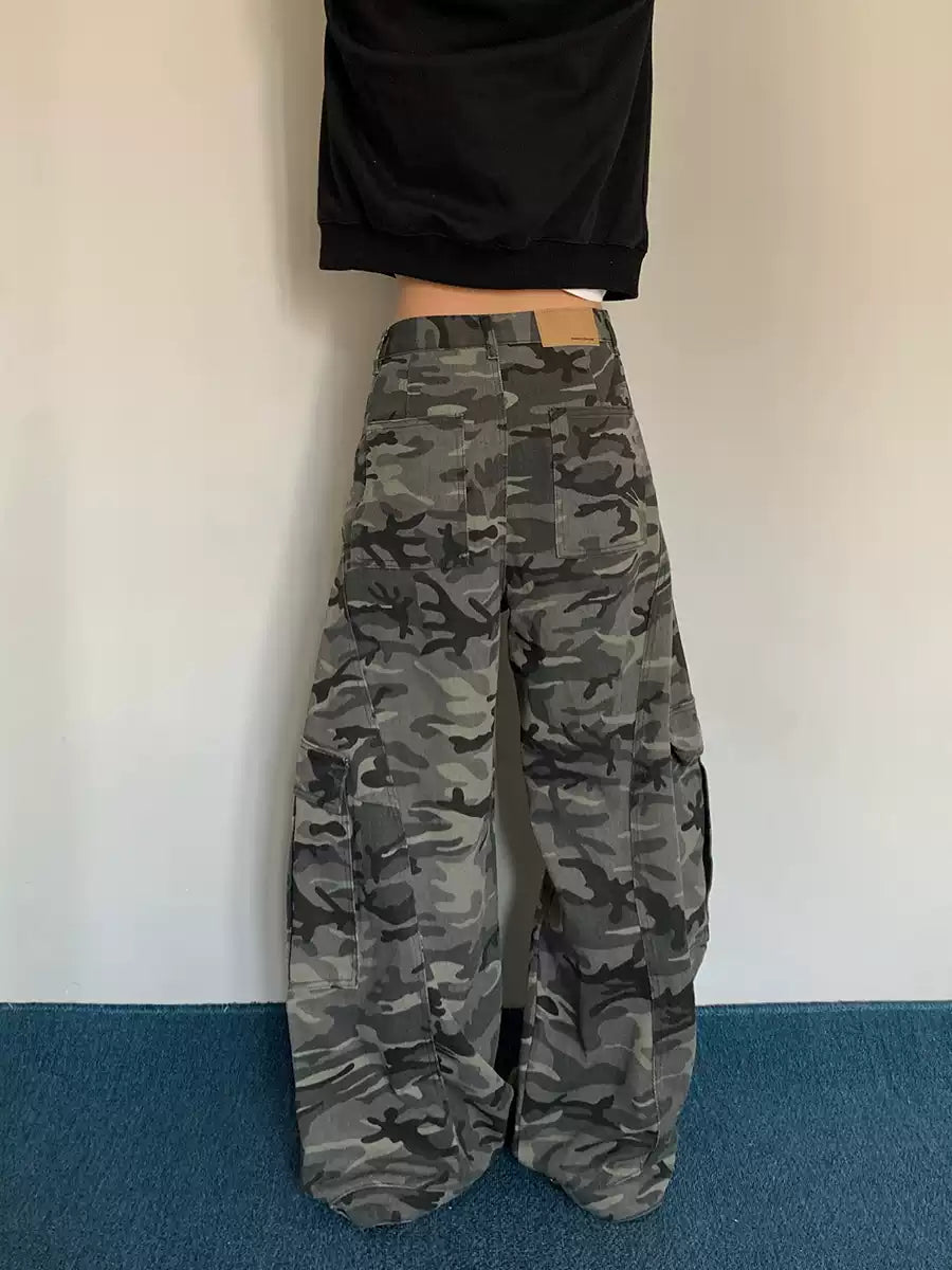 迷彩カーゴパンツ N369