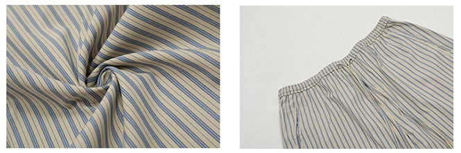 ストライプワイドレッグパンツ N310