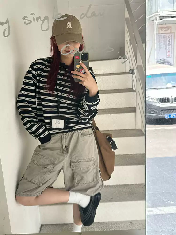 マルチポケットカーゴショートパンツ N400