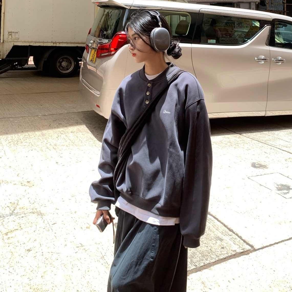 ヘンリーカラープルオーバースウェット N117