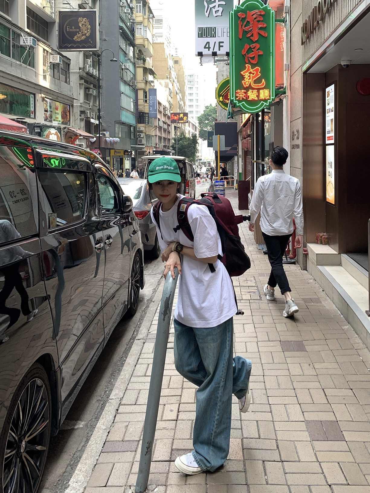 ウォッシュドポケットデザインジーンズ N74